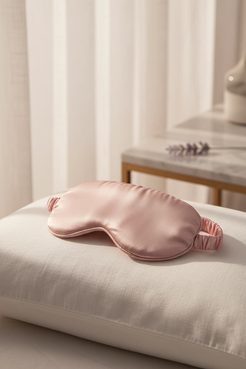 Schalfmaske aus Satin