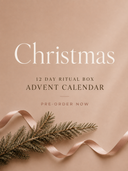 Calendario dell'Avvento di Natale con Ritual Box da 12 giorni