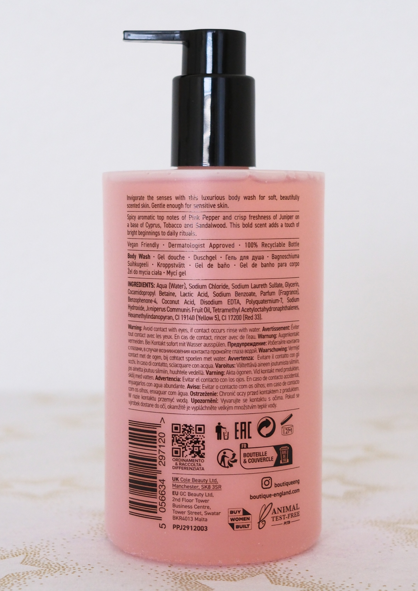 Pink Pepper & Wacholder Duschgel