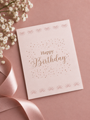 "Happy Birthday" Geburtstagskarte