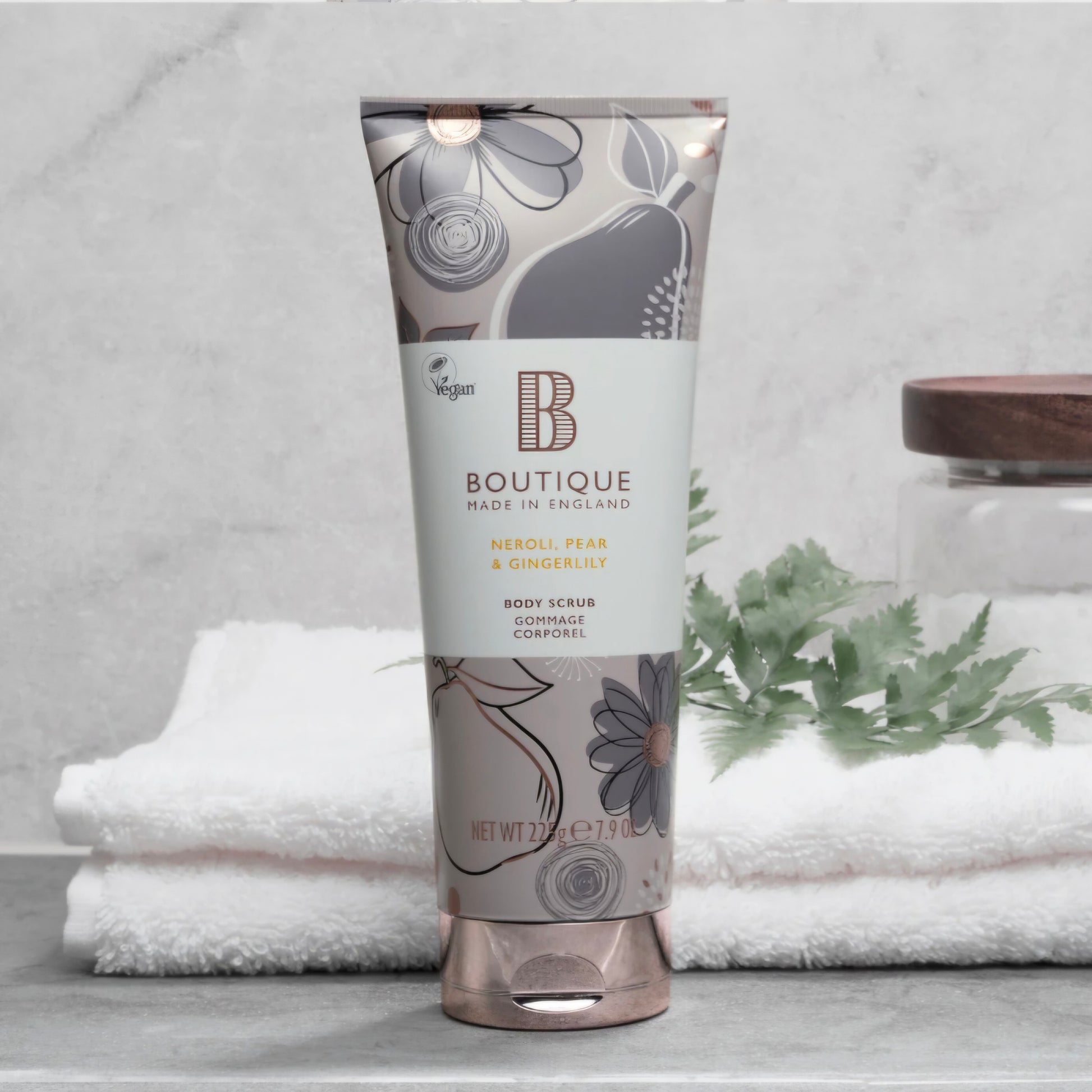 Body Scrub mit Neroli, Birne & Ingwerlilie