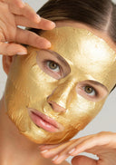 Maschera viso al collagene premium con lamina d'oro 24K