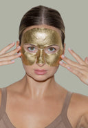 Maschera viso al collagene premium con lamina d'oro 24K