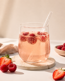 Beeren-Drink mit Probiotika & veganem Kollagen