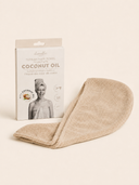 Turban pour cheveux à l'huile de coco