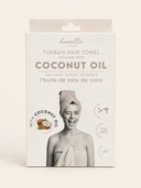 Turban pour cheveux à l'huile de coco