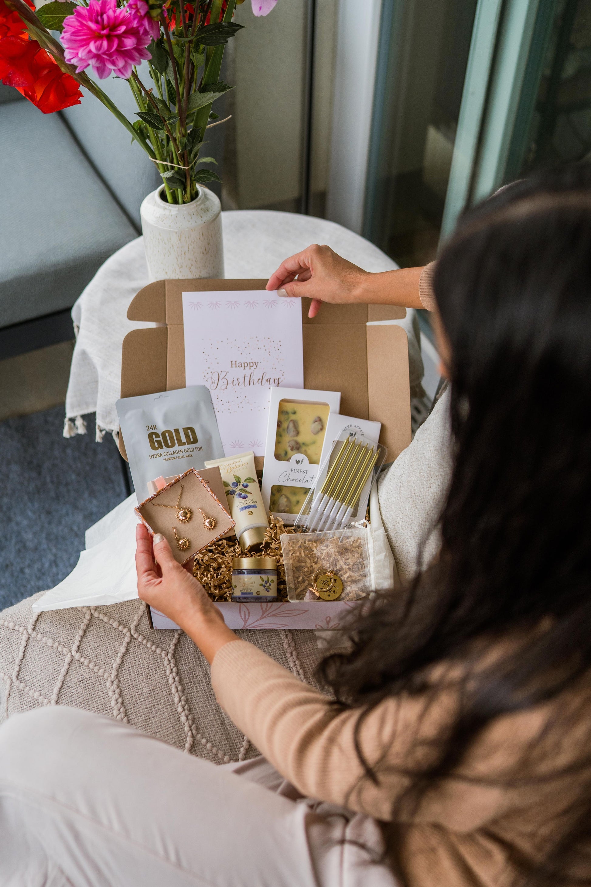Golden Bloom Birthday Ritual Box