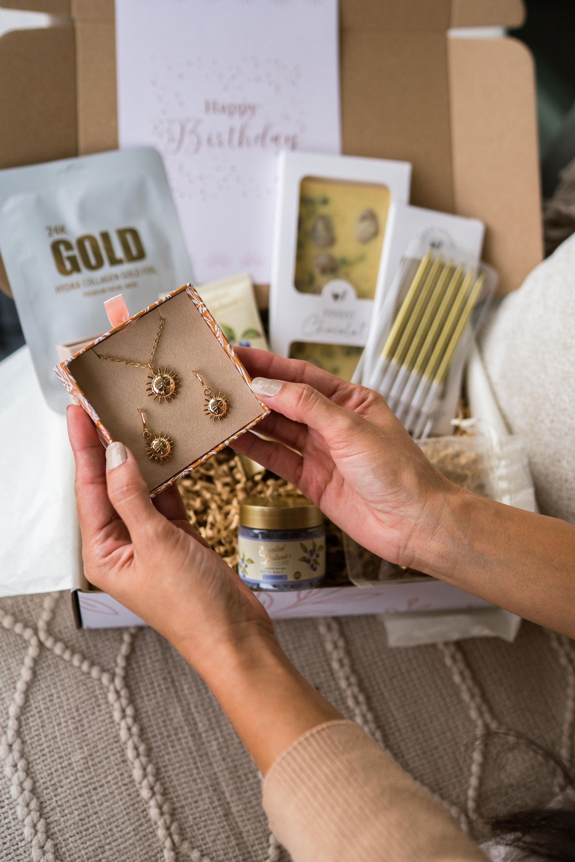 Golden Bloom Birthday Ritual Box